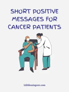 Short Positive Messages for Cancer Patients